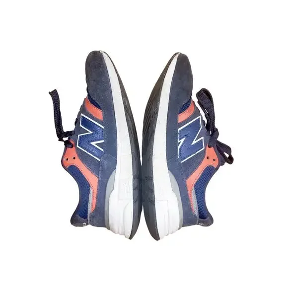 New Balance 997R Sneakers Blue/Red Boys Size 2.5 - Picture 5 of 8